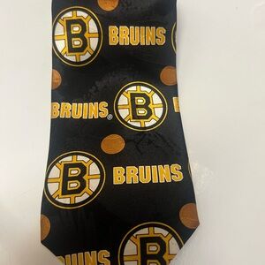Vintage Boston Bruins Neck Ties Tie NHL Hockey 57 Inches